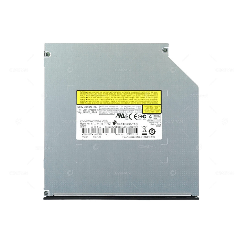 AD-7710H SONY OPTIARC CD-RW DVD-RW 12.7MM SLIMLINE 8X SATA -